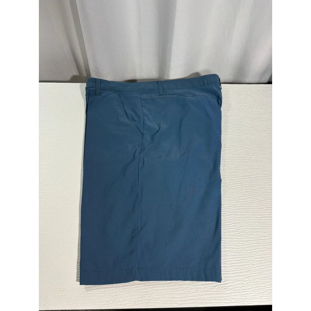 Weatherproof Vintage Mens Blue Utility Cargo Shorts Size 40 Regular Fit 1651397